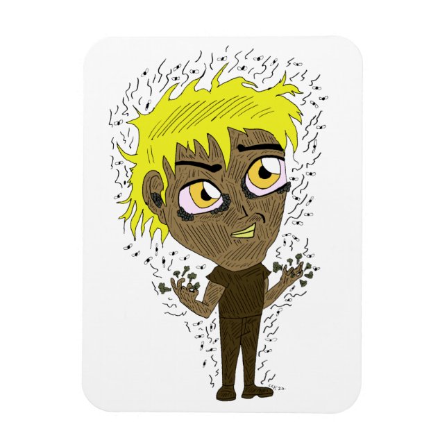 Ímã Farty Fingers Chibi (Vertical)