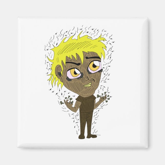 Imã Farty Fingers Chibi (Frente)