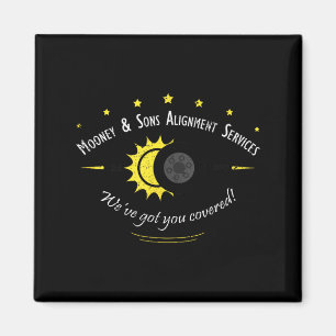 Imã Fãs de Ciência Astronômica Design de Eclipse Solar