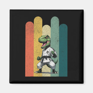 Imã Fãs de dinossauros bravos orgulho de caratê corage