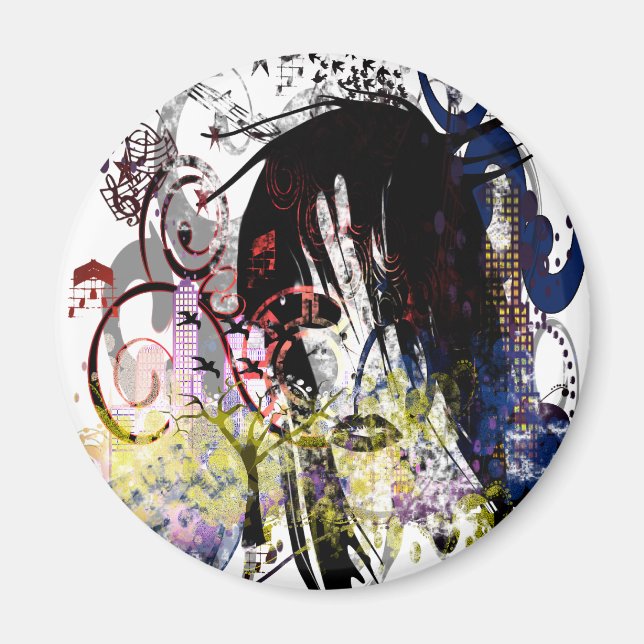 Imã Fashion Diva Swirled (Frente)