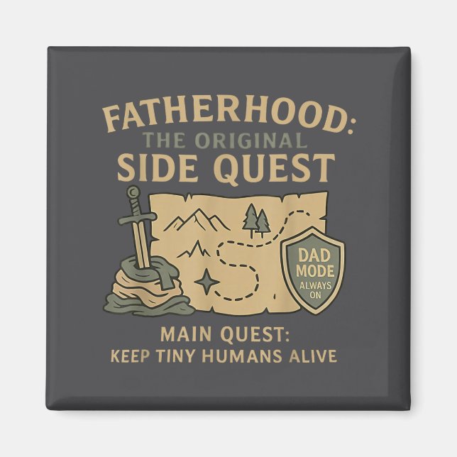 Imã Fatherhood The Original Side Quest Dad Mode  (Frente)