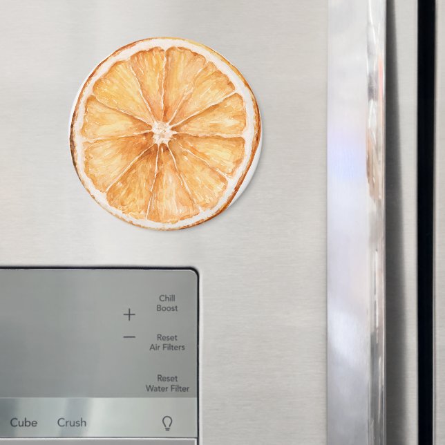 Imã Fatia de Laranja Fruta (In Situ (Fridge))