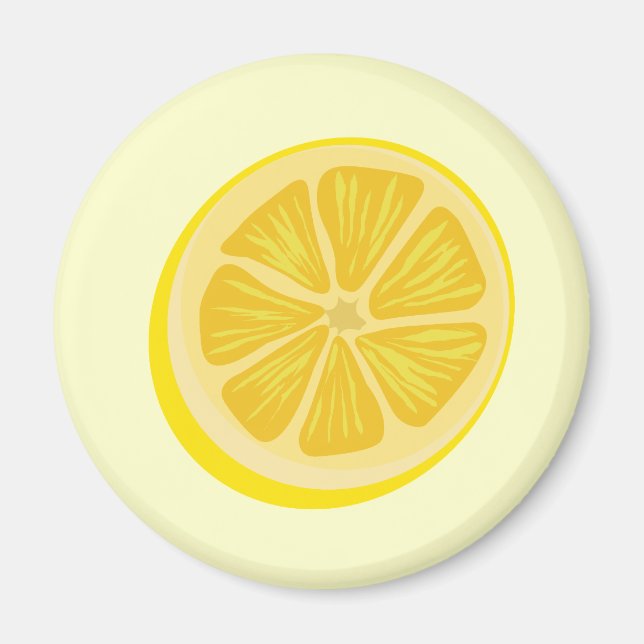 Imã Fatia de Magneta de Limão (Frente)
