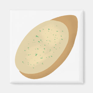 Imã Fatia de Pão com Alho Presente para Amantes de Com