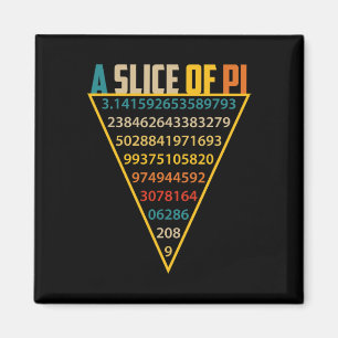 Imã Fatia Do Pi Day S Para Homens Símbolo Shi 3,14 Pi