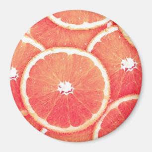 Imã Fatias da toranja cor-de-rosa