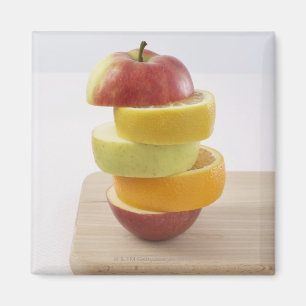 Imã Fatias empilhadas da fruta