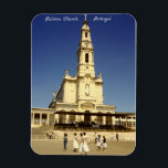 Ímã Fatima Church Portugal<br><div class="desc">Portugal é a imã de geladeira da Igreja Fatima, Portugal, dos anos 60. Um dos maiores locais de peregrinação do mundo. Foto de Brendan Doyle.</div>