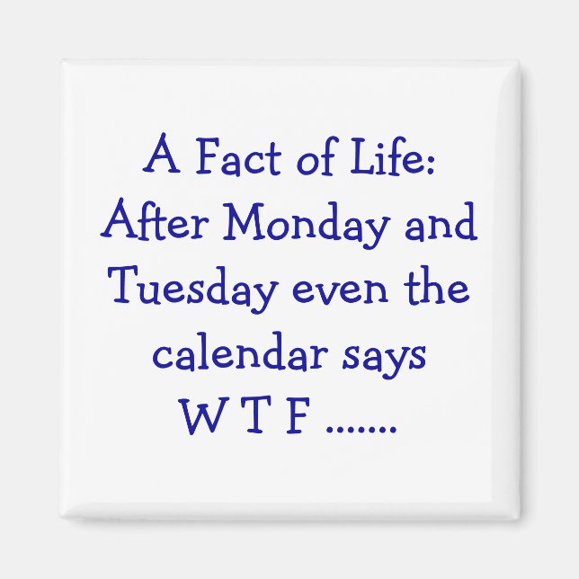 Imã Fato da vida - ímã (Frente)