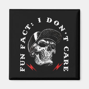 Imã Fato divertido Não me importo com o esqueleto engr