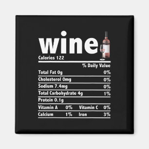 Imã Fatos de Nutrição do Vinho Comida de Natal F