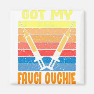 Imã Fauci Ouchie Vacina Camisa para Mulheres Masculina