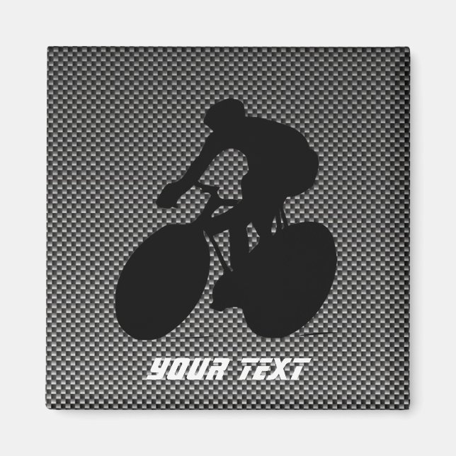 Imã Faux Carbon Fiber Cycling (Frente)