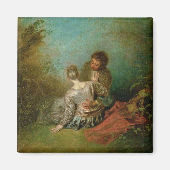 Imã Faux Pas, c.1717 (óleo na canvas) (Frente)