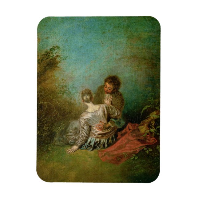 Ímã Faux Pas, c.1717 (óleo na canvas) (Vertical)