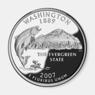 Imã Faux Washington State Quarter