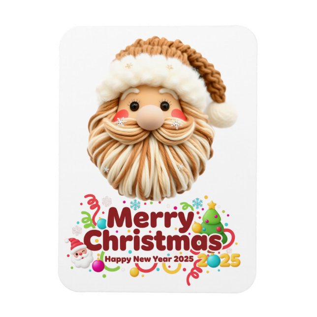 Ímã faux yarn pattern, notch-hook style, textured (Vertical)