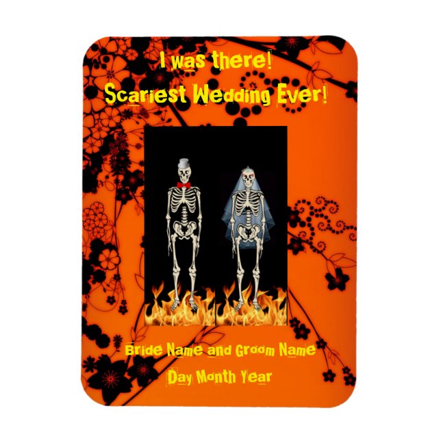 Ímã Favor de Casamento com Imagem Fotográfica (Vertical)