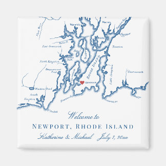 Imã Favor de Casamento de Destino da Ilha Newport Rhod
