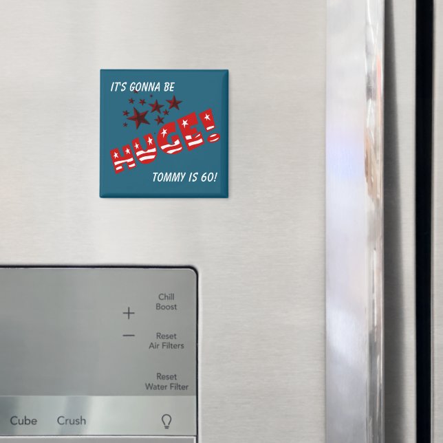 Imã Favor de Celebração de Aniversário ENORME da Trump (In Situ (Fridge))