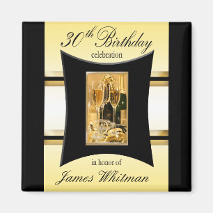 Imã Favor de partido do aniversário de 30 anos/ímã 