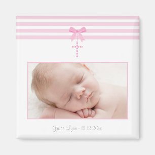 Imã Favor do baptismo/batismo da menina - ímã da fot
