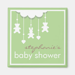 Imã Favor do Chá de fraldas Neutro para Bebê Doce