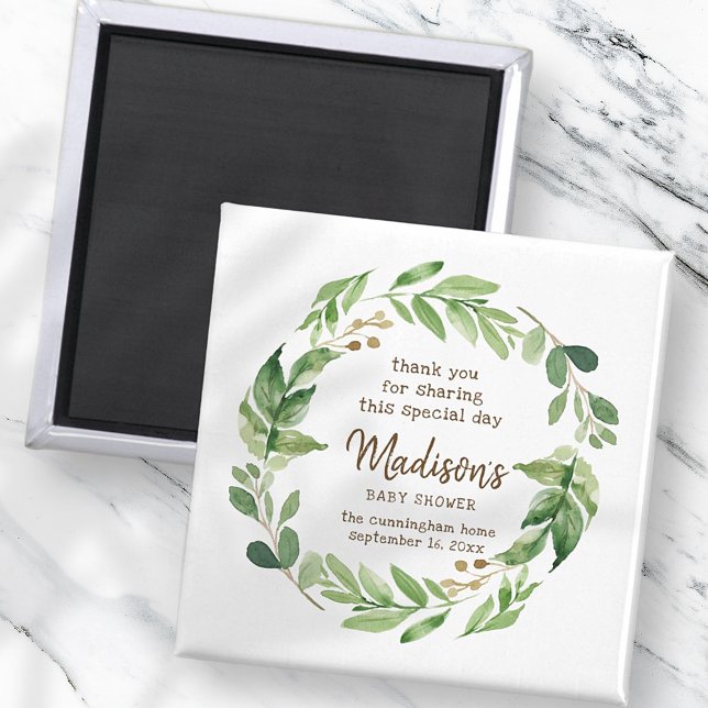 Imã Favor do Partido do Chá de fraldas Greenery da Wat (Criador carregado)