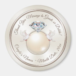 Imã Favores de Casamento em BULK para Convidado, Estil