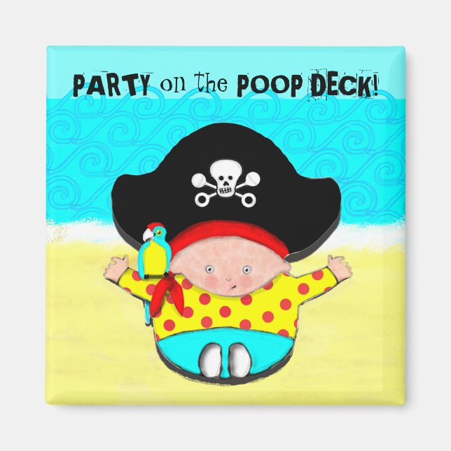 Imã FAVORES DO chá de fraldas (Frente)