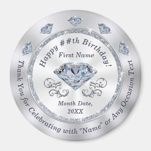 Imã Favoritos de Aniversário Personalizados, Aniversár