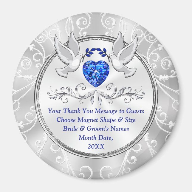 Imã Favoritos de Festa de casamento barata, aves amado (Frente)