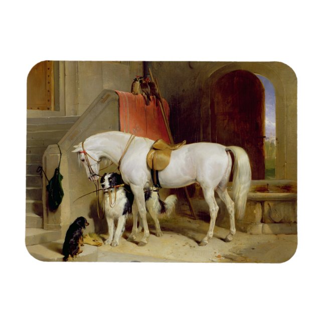 Ímã Favoritos do Príncipe George (óleo na canvas) (Horizontal)