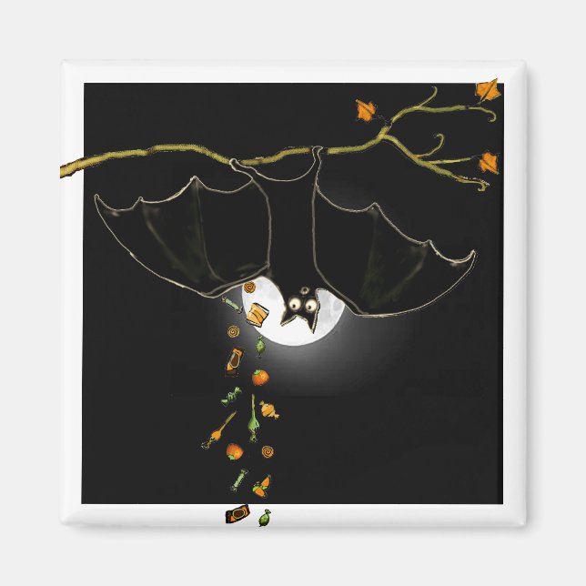 Imã Favoritos para Festa de Halloween (Frente)
