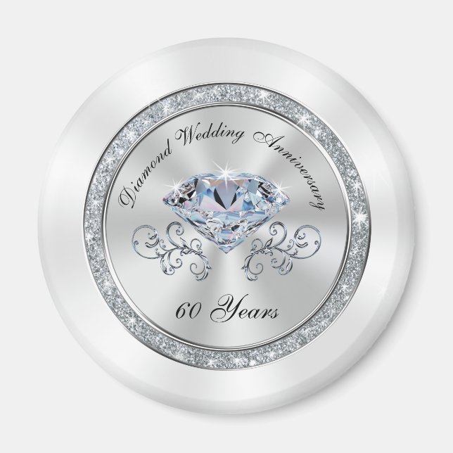 Imã Favoritos para festas de aniversário de casamento  (Frente)