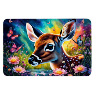 Ímã Fawn em Meadow Pond