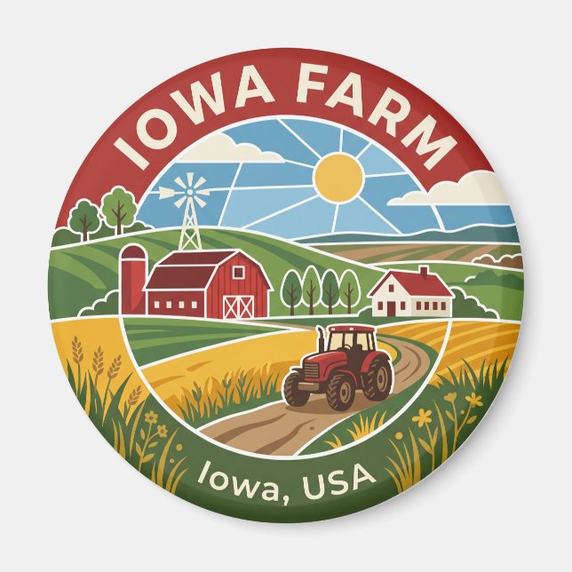 Imã Fazenda em Iowa (Frente)