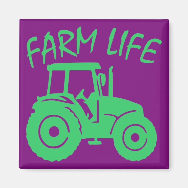 Imã Fazenda Life Trator #USAPatriotGraphics © (Frente)