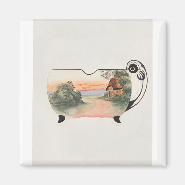 Imã Fazenda Nature Sugar Bowl pela fábrica Noritake (Frente)