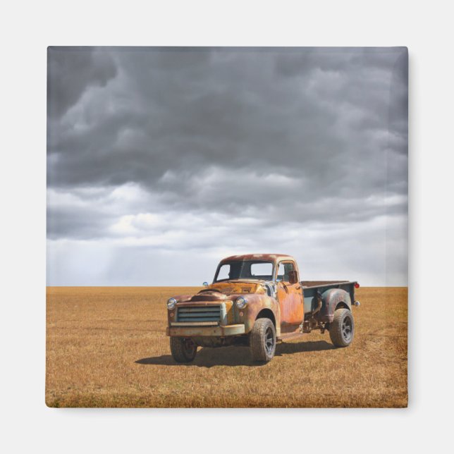 Imã Fazendas | Caminhão Antigo no Campo (Frente)