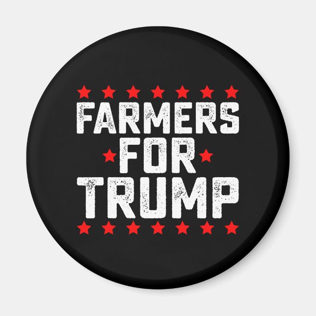 Imã Fazendeiros da Vintage Presidencial de Trump (Frente)