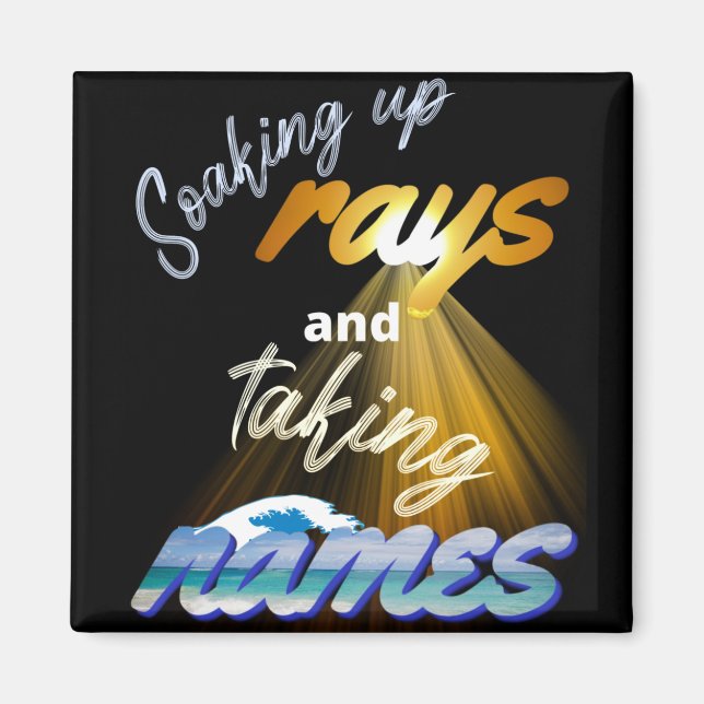 Imã Fazendo Rays e Tomando Nomes no Verão (Frente)