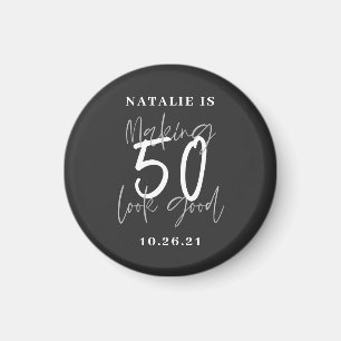 Imã Fazer 50 anos de idade são personalizados 