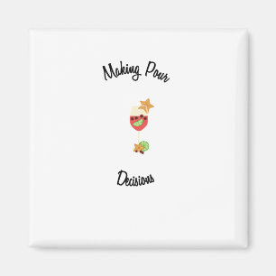 Imã Fazer com Sangria Glass e fruta