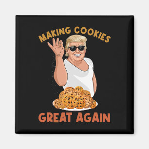 Imã Fazer Cookie Excelente Novamente Engraçado Trump T