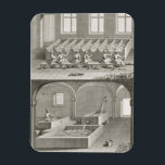 Ímã Fazer de papel, do Enciclopedie des Sciences<br><div class="desc">Imagem: 243975 Paper fazer,  do Enciclopedie des Sciences et Metiers,  por Denis Diderot (1713-84),  publicado em c.1770 (gravura). Escola Francesa,  (século XVIII). Coleção Privada,  A Coleção Stapleton. Arte,  Bela Arte.</div>