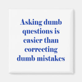 Imã Fazer perguntas idiotas é mais fácil