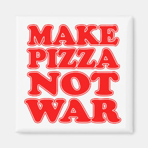 Imã Fazer Pizza Não Guerra