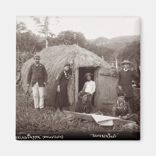 Imã Fazer Tappa, um pano nativo, c.1875 (foto do